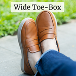 Emhurst: Barefoot Leather Loafers – Wide Toe Box